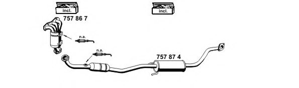 ERNST 180067 Exhaust System
